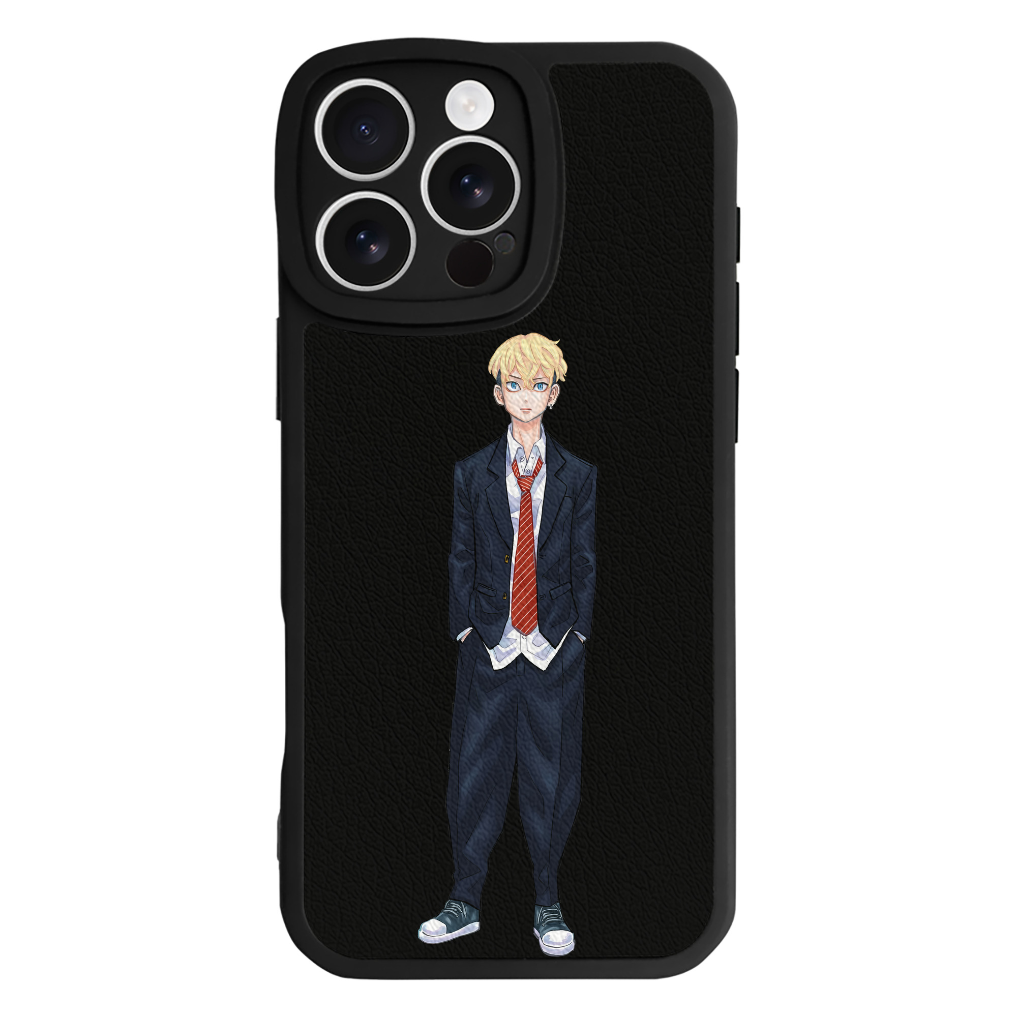 （画像用） 東京リベンジャーズ Tokyo Revengers 【iPhone 16シリーズ対応】シリコンスマホケース（レザー調） 材質：シリコン